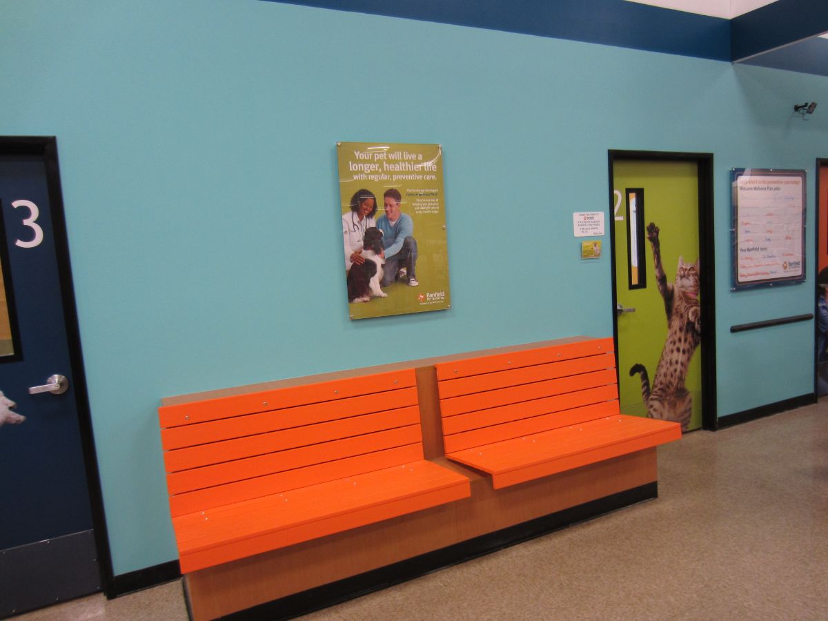 The Banfield Pet Hospital North Tampa lobby