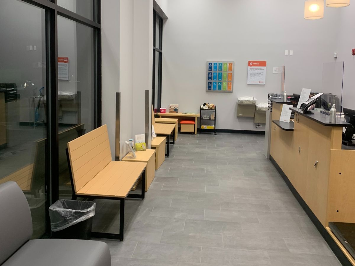 The Troy Banfield customer waiting area