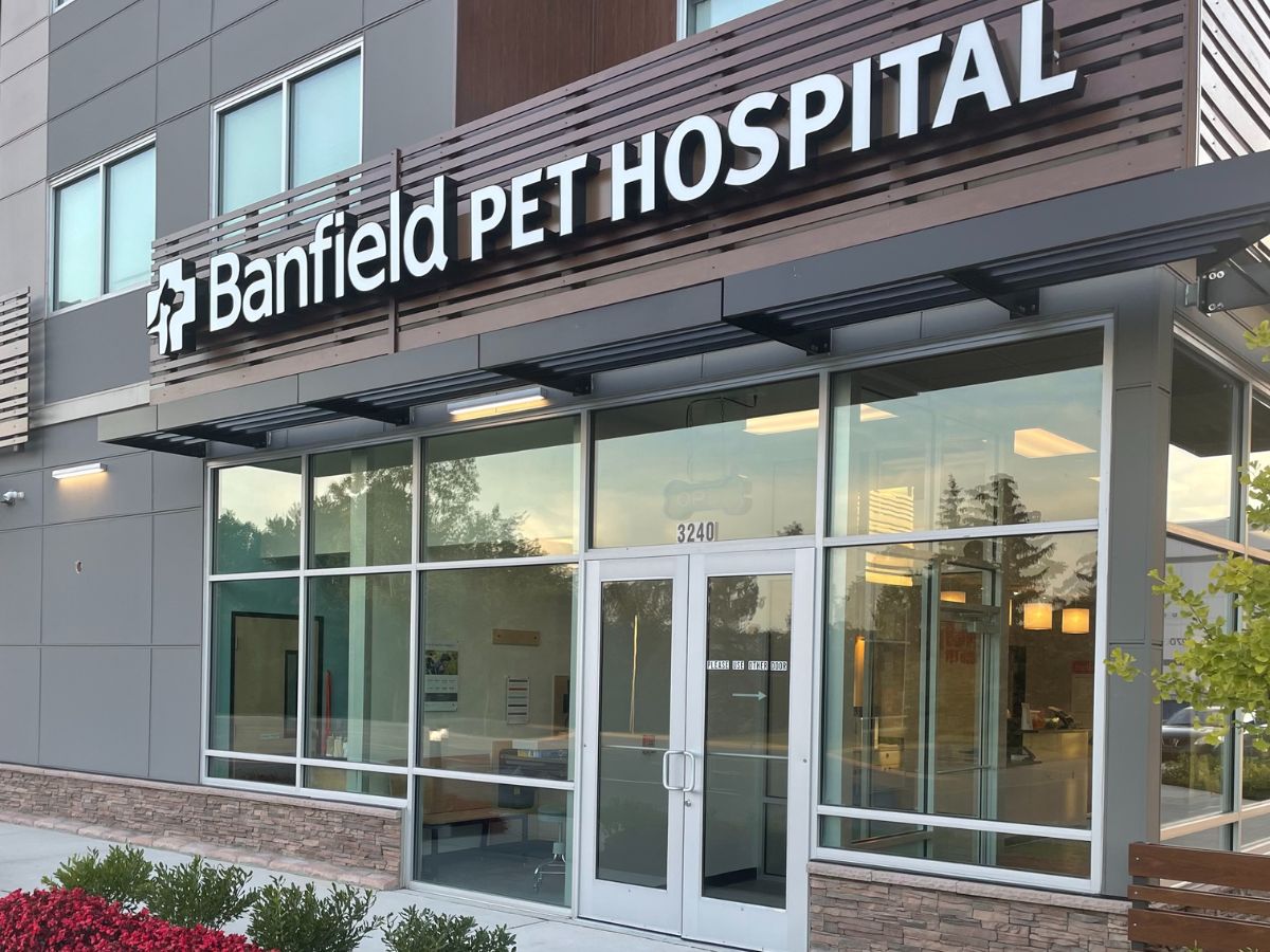 The Ann Arbor Banfield front exterior entrance