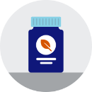 Illustration of medication bottle
